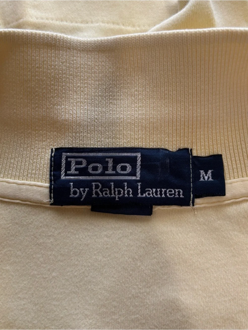 Vintage Polo Ralph Lauren Sunny Yellow Pony Polo Shirt Men’s M Preppy